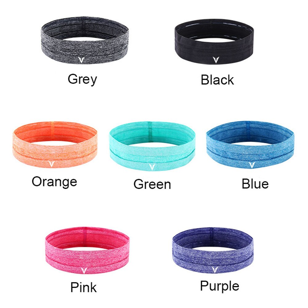 Veidoorn 1pcs Sweatband Moisture-Wicking Breathable Men Women Sports Elastic Headband for Fitness gym Running sport basketball