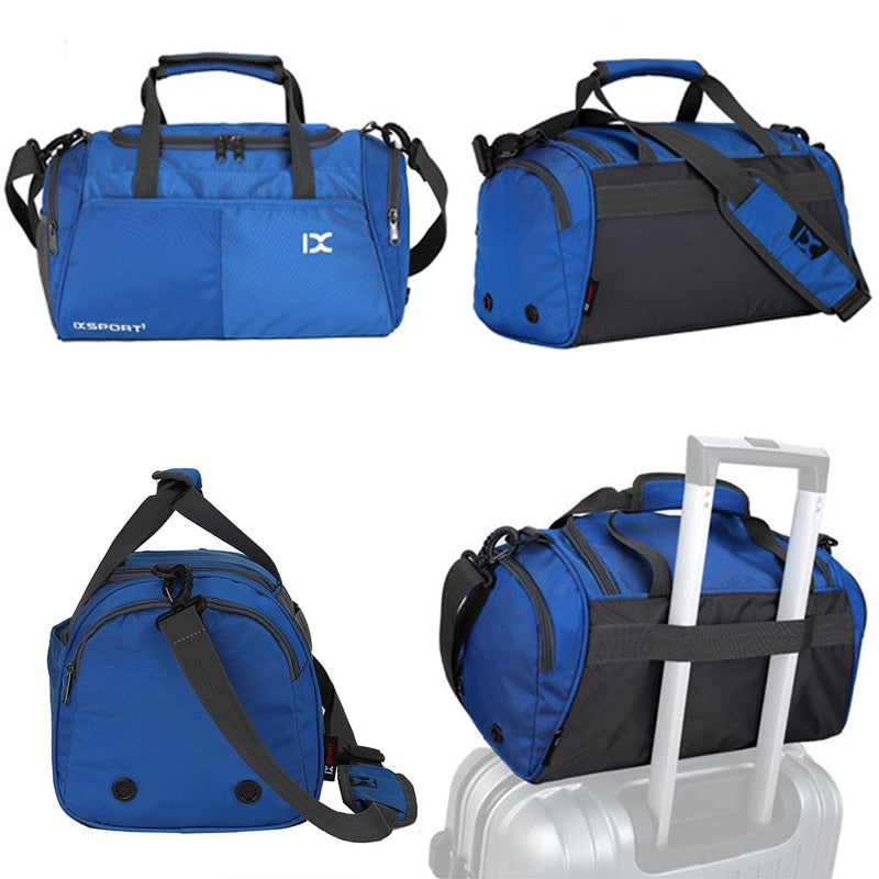 Scione Outdoor Nylon Sports Bag Large Capacity For Fitness Yoga Handbag Portable Travel Training Gym Shoulder Bags For Men Women