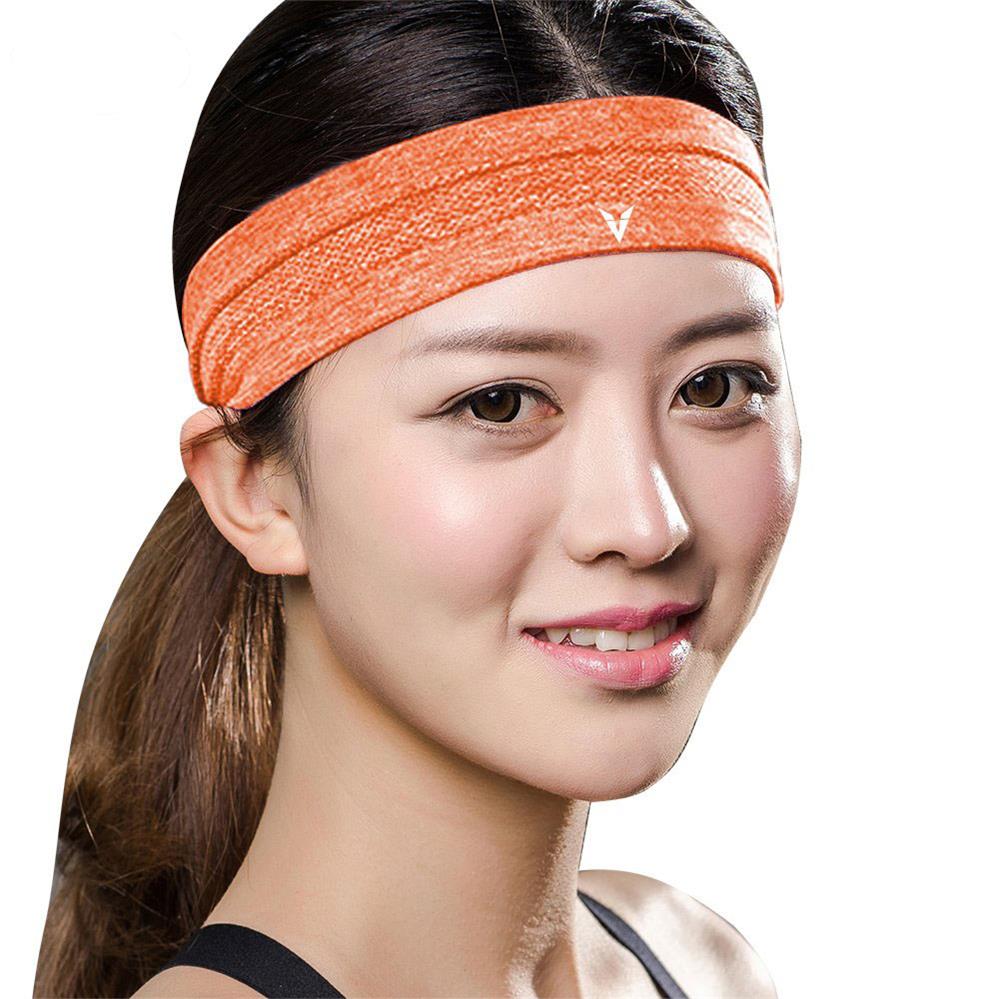 Veidoorn 1pcs Sweatband Moisture-Wicking Breathable Men Women Sports Elastic Headband for Fitness gym Running sport basketball