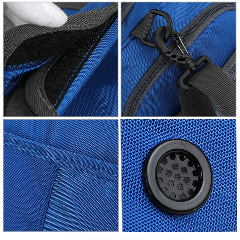 Scione Outdoor Nylon Sports Bag Large Capacity For Fitness Yoga Handbag Portable Travel Training Gym Shoulder Bags For Men Women