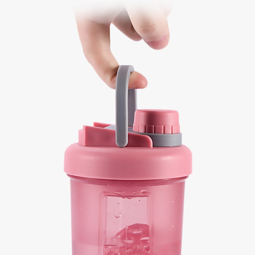 Woman Sport Whey Protein Shaker Bottle Water Bottle Girl BPA Free Leak Proof Gym Fitness Training Sport Nutrition Bottle
