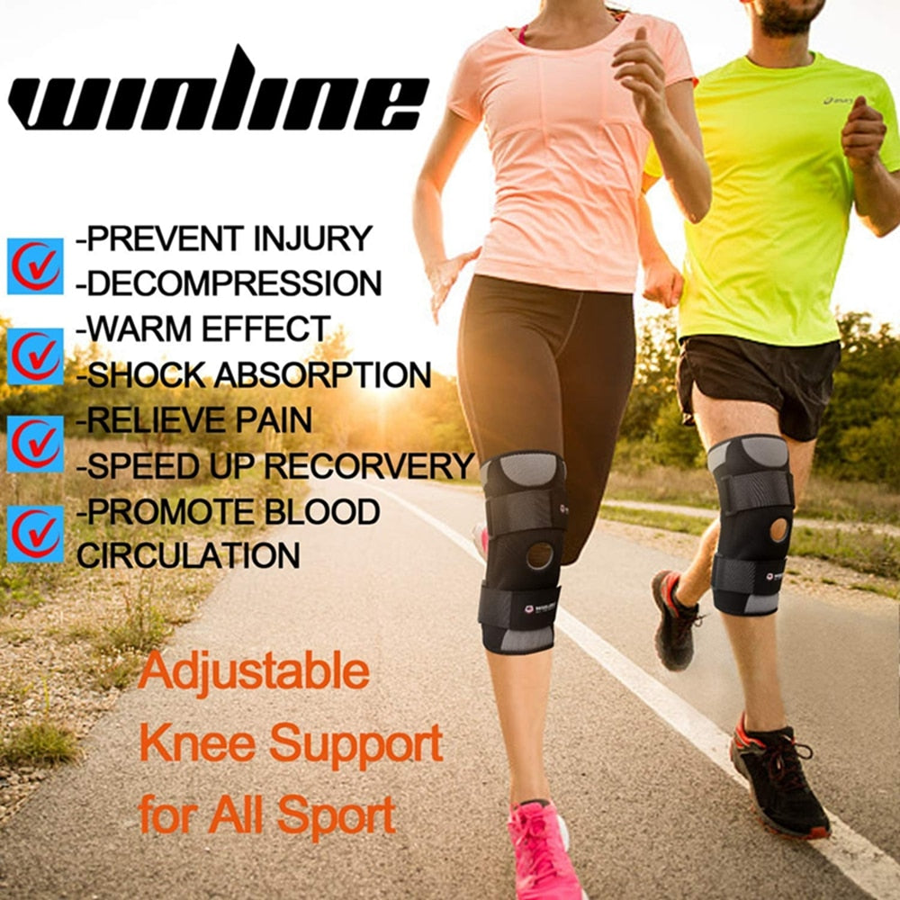 WIN.MAX Gym Knee Support Brace Sleeve Relieve Leg Arthritis Meniscus Tear Knee Strap Pads Open Patella Stabilizer Protector